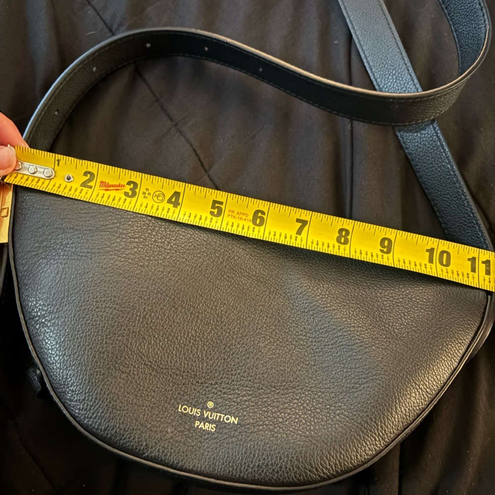Louis Vuitton Black and Gold Lock Detail